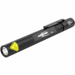 Ansmann Future T120 Noir Lampe-crayon LED, Lampe De Poche (Noir, Lampe-crayon, Noir, Aluminium, Boutons, IP54, LED)