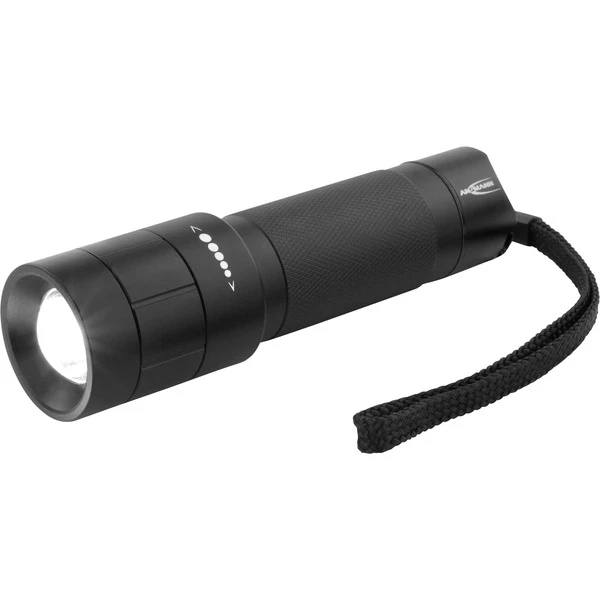 Ansmann M250F Noir Lampe Torche, Lampe De Poche (Noir, Lampe Torche, Noir, Boutons, Rotatif, 1 M, IP54, 1 Lampe(s)) – Image 2