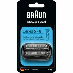 Braun 81697104 Accessoire De Rasage Tête De Rasage (Noir, Tête De Rasage, 1 Tête(s), Noir, 18 Mois, Allemagne, Braun)