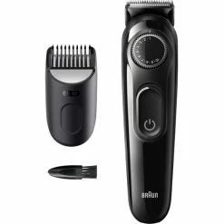 Braun BeardTrimmer 3 BT3322, Tondeuse à Barbe (Noir)