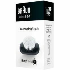 Braun Easy Click Brosse De Nettoyage, Accessoire (Brosse De Nettoyage, Noir, Braun, Series 5, 6, 7)