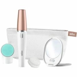 Braun FaceSpa 851V Or, Blanc, Appareil à épiler (Blanc/Bronze, Or, Blanc, Cet Appareil N’est Pas Conçu Pour être Utilisé Par Des Enfants Ou Des Personnes Dont Les..., 1.5 V, AA, 321 G, Boîte)