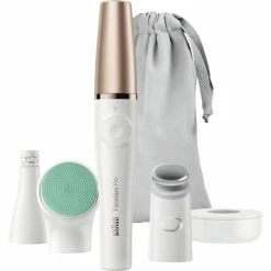 Braun FaceSpa Pro 913 Bronze, Blanc, Appareil à épiler (Blanc/Bronze, Bronze, Blanc, Menton, Front, Lèvre Supérieure, 0,5 Mm)
