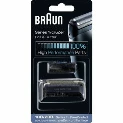 Braun Lame Rasoir Combipack 10B, Tête De Rasage (Noir, Tête De Rasage, 1 Tête(s), Noir, 18 Mois, Allemagne, Braun)