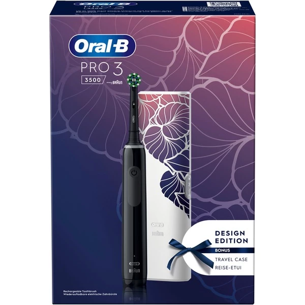 Braun Oral-B Pro 3 3500 Design Edition, Brosse A Dents Electrique (Noir) – Image 3