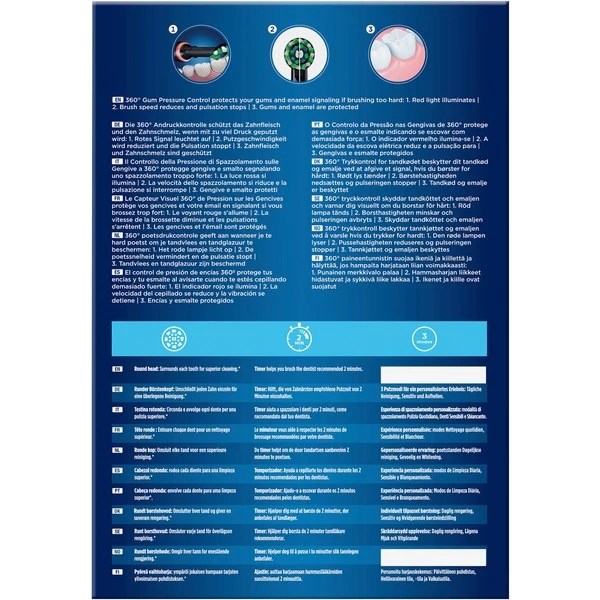 Braun Oral-B Pro 3 3900N Gift Edition, Brosse A Dents Electrique (Noir/Rose) – Image 4