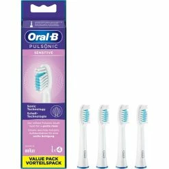Braun Oral-B Pulsonic Sensitive, Tête Brosse à Dent électrique (Blanc)