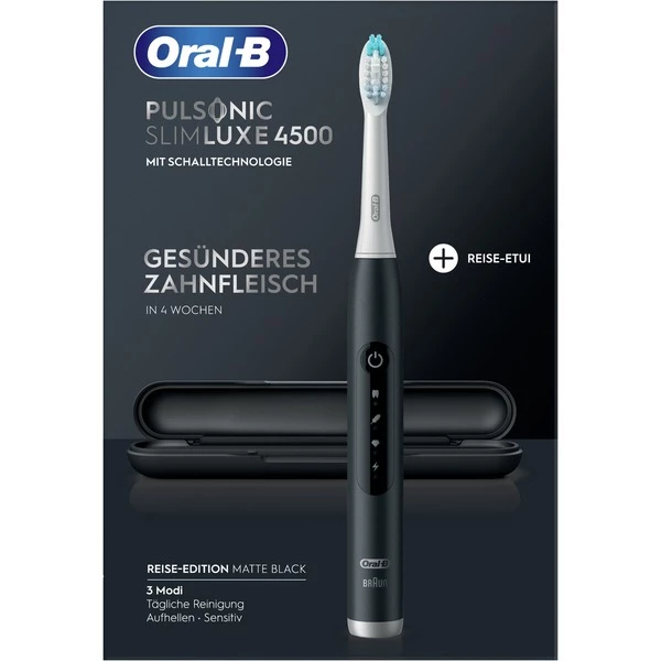 Braun Oral-B Pulsonic Slim Luxe 4500, Brosse A Dents Electrique (Noir)