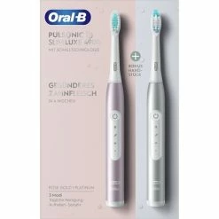 Braun Oral-B Pulsonic Slim Luxe 4900, Brosse A Dents Electrique (Or Rose/Platine)