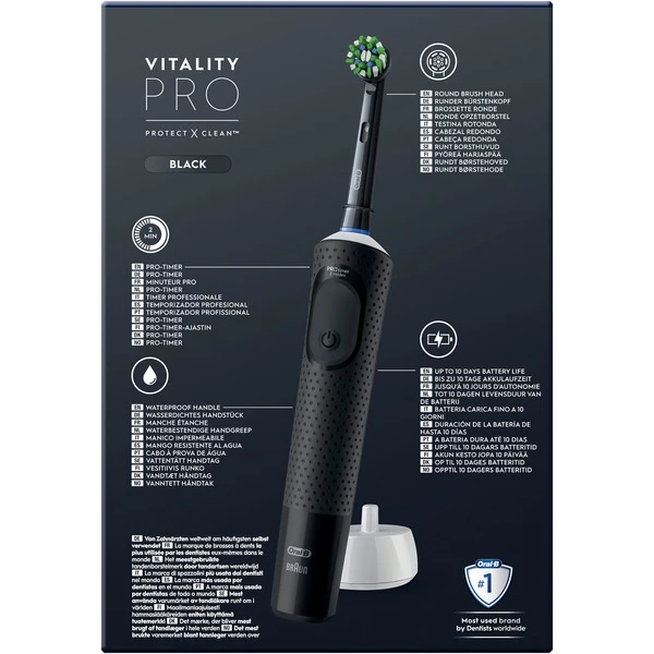 Braun Oral-B Vitality Pro D103 Duo, Brosse A Dents Electrique (Noir/Blanc) – Image 4
