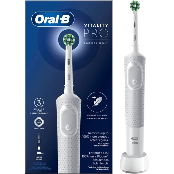 Braun Oral-B Vitality Pro D103, Brosse A Dents Electrique (Blanc)