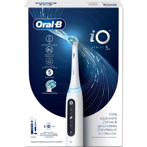 Braun Oral-B IO Series 5, Brosse A Dents Electrique (Blanc) – Image 3