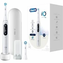 Braun Oral-B IO Series 6, Brosse A Dents Electrique (Blanc)