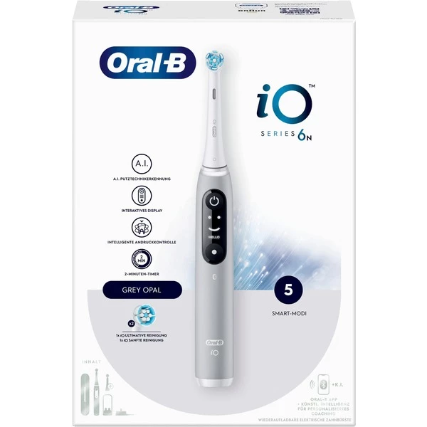 Braun Oral-B IO Series 6, Brosse A Dents Electrique (Gris) – Image 3