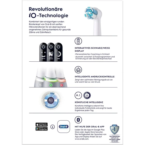 Braun Oral-B IO Series 6, Brosse A Dents Electrique (Gris) – Image 4