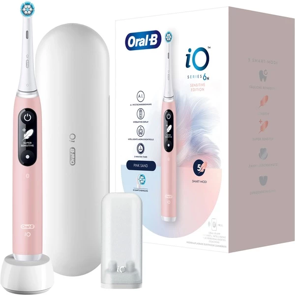 Braun Oral-B IO Series 6, Brosse A Dents Electrique (Rose)