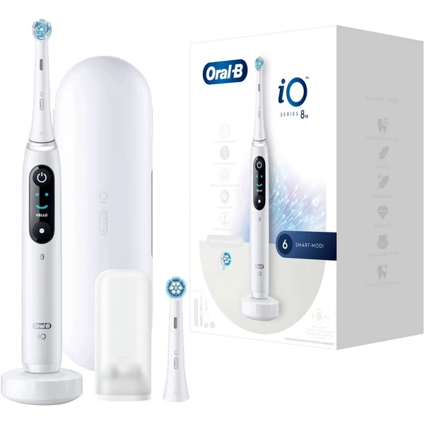 Braun Oral-B IO Series 8N, Brosse A Dents Electrique (Blanc)