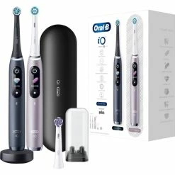 Braun Oral-B IO Series 9, Brosse A Dents Electrique (Noir/rosé)