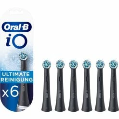 Braun Oral-B IO Ultimate Clean, Tête Brosse à Dent électrique (Noir)