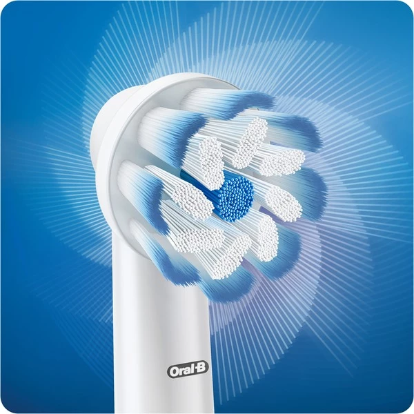 Braun PRO 1200 Adulte Brosse à Dents Vibrante Blanc, Brosse A Dents Electrique (Blanc, Adulte, Brosse à Dents Vibrante, Blanc, 2 Min, 30 Sec, Batterie, Batterie Intégré) – Image 2