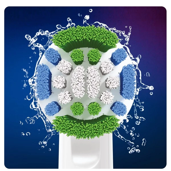 Braun Precision Clean Brossette Avec Technologie CleanMaximiser, Lot De 2, Tête Brosse à Dent électrique (Blanc, Lot De 2, 2 Pièce(s), Bleu, Vert, Blanc, CleanMaximiser, Irlande, Oral-B, 10,9 G) – Image 5