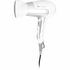 Braun Satin Hair 5 PowerPerfection HD580, Sèche-cheveux (Blanc/Argent)