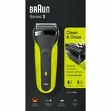 Braun Series 3 81702940 Rasoir Pour Homme Rasoir à Grille Tondeuse Noir, Vert (Noir/Vert, Rasoir à Grille, Boutons, Noir, Vert, LED, Chargement, Énergie, AC/Batterie) – Image 3