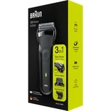 Braun Series 3 81702941 Rasoir Pour Homme Rasoir à Grille Tondeuse Noir (Noir, Rasoir à Grille, Boutons, Noir, LED, Chargement, Énergie, AC/Batterie) – Image 4