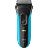 Braun Series 3 ProSkin 3045s Rasoir à Grille Tondeuse Noir, Bleu (Noir/Bleu, Rasoir à Grille, 2 SensoFoil, 1 Middle Trimmer, Noir, Bleu, LED, Batterie, Hybrides Nickel-métal (NiMH)) – Image 4