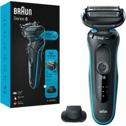 Braun Series 5 51-M1200s, Rasoir (Noir/Turquoise)