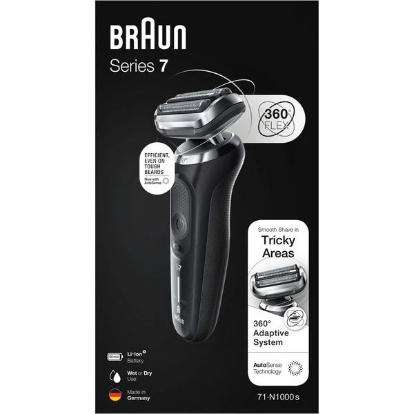 Braun Series 7 71-N1000s, Rasoir (Noir) – Image 4