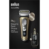 Braun Series 9 9469cc Wet&Dry Rasoir à Grille Tondeuse Noir, Or (Or/Argent, Rasoir à Grille, Boutons, Noir, Or, Chargement, Batterie, Lithium-Ion (Li-Ion)) – Image 4