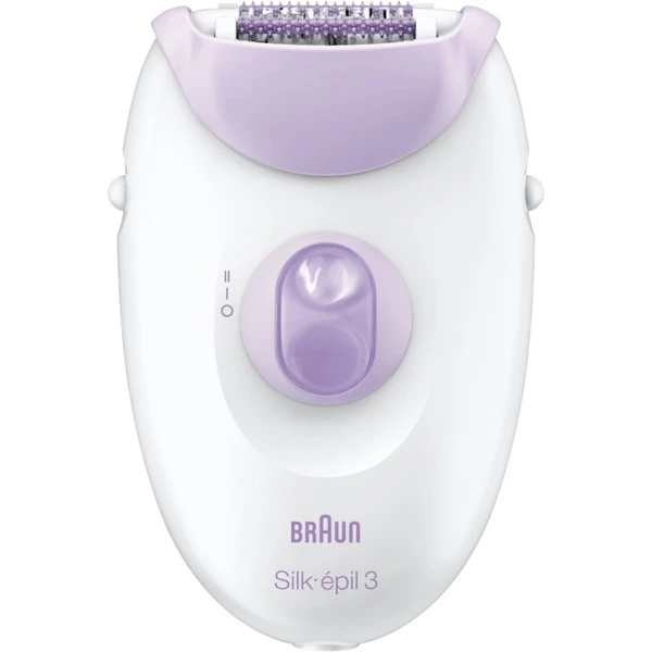 Braun Silk-épil 3 3170, Appareil à épiler (Blanc/Violet)