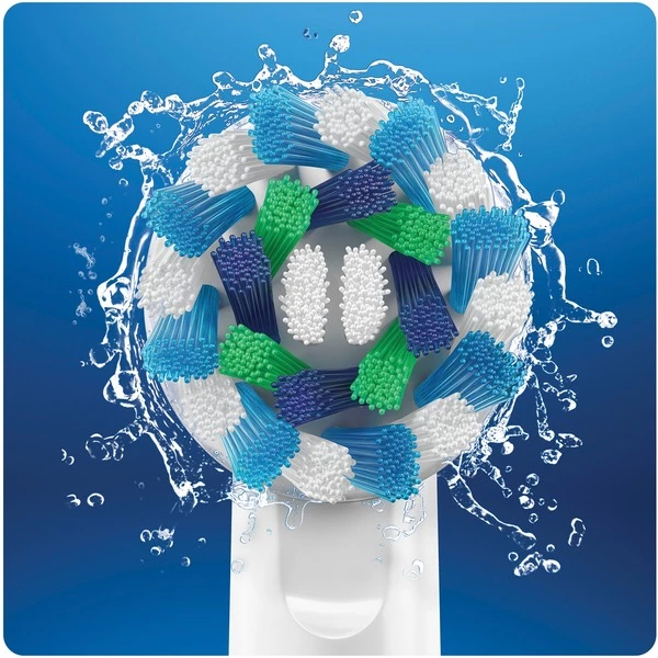 Braun Smart 5000 + Oxyjet Adulte Brosse à Dents Rotative Oscillante Bleu, Blanc, Soins Buccaux (Blanc/Bleu Clair, Adulte, Brosse à Dents Rotative Oscillante, Soin Quotidien, Soins Des Gencives, Sensible, Blanchiment, Bleu, Blanc, 2 Min, 30 Sec, Batterie) – Image 6