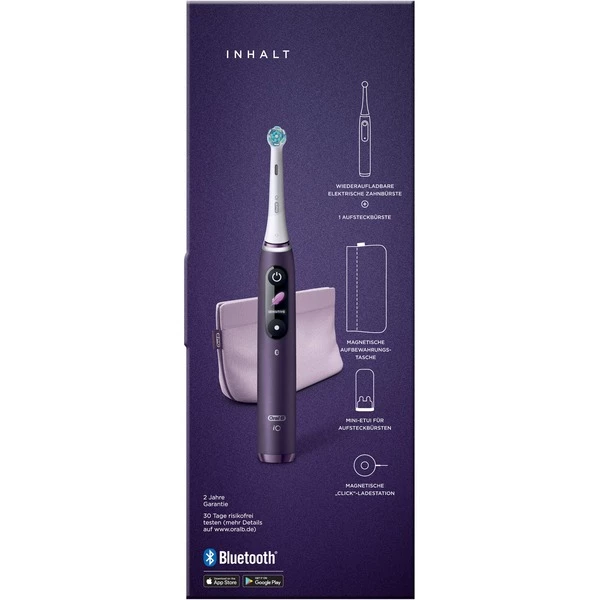 Braun IO 80335729 Brosse à Dents électrique Adulte Brosse à Dents Rotative Violet, Blanc, Brosse A Dents Electrique (Violet/Blanc, Adulte, Brosse à Dents Rotative, Soin Quotidien, Soins Des Gencives, Sensible, Blanchiment, Violet, Blanc, 2 Min, Violet) – Image 3