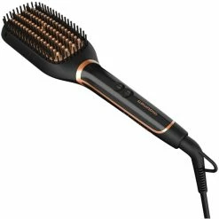 Grundig HB 7150 NaturaShine, Brosse De Lissage (Noir/Or Rose)