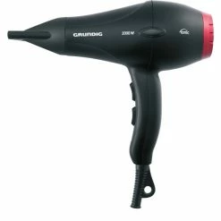 Grundig HD 5585 2000 W Noir, Rouge, Sèche-cheveux (Noir/Rouge, Noir, Rouge, Orifice De Suspension, 1,8 M, 2000 W, 90 Mm, 260 Mm)
