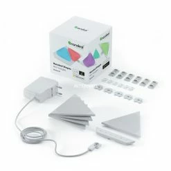 Nanoleaf Shapes Triangles Mini Starter Kit 5 Pack, Lumière LED (1200K - 6500K)