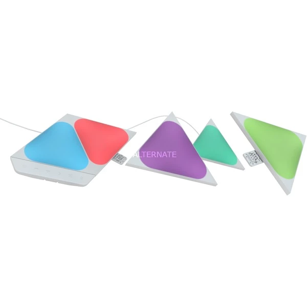 Nanoleaf Shapes Triangles Mini Starter Kit 5 Pack, Lumière LED (1200K - 6500K) – Image 2