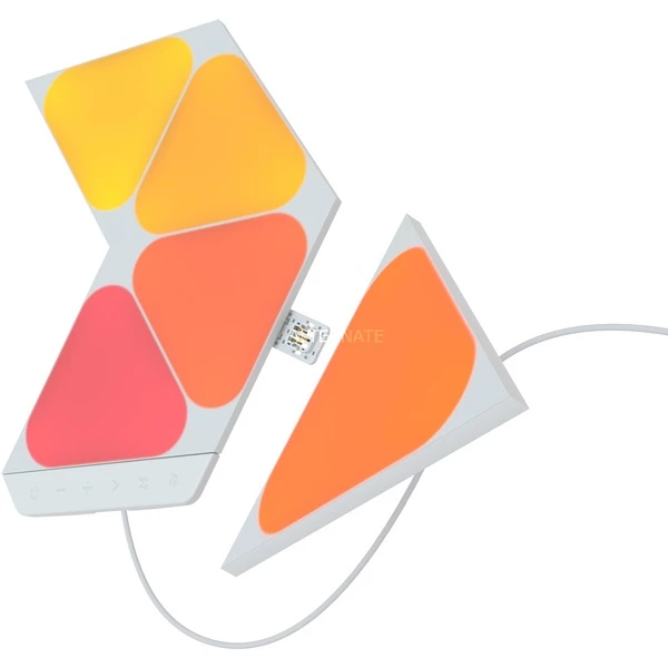 Nanoleaf Shapes Triangles Mini Starter Kit 5 Pack, Lumière LED (1200K - 6500K) – Image 3