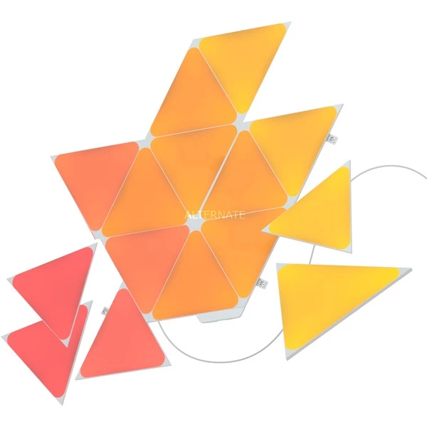 Nanoleaf Shapes Triangles Starter Kit 15 Pack, Lumière LED (1200K - 6500K) – Image 2