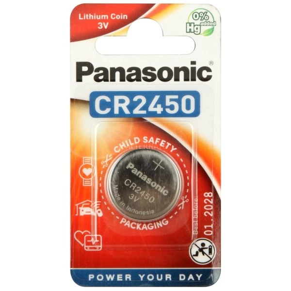 Panasonic CR-2450EL/1B, Batterie