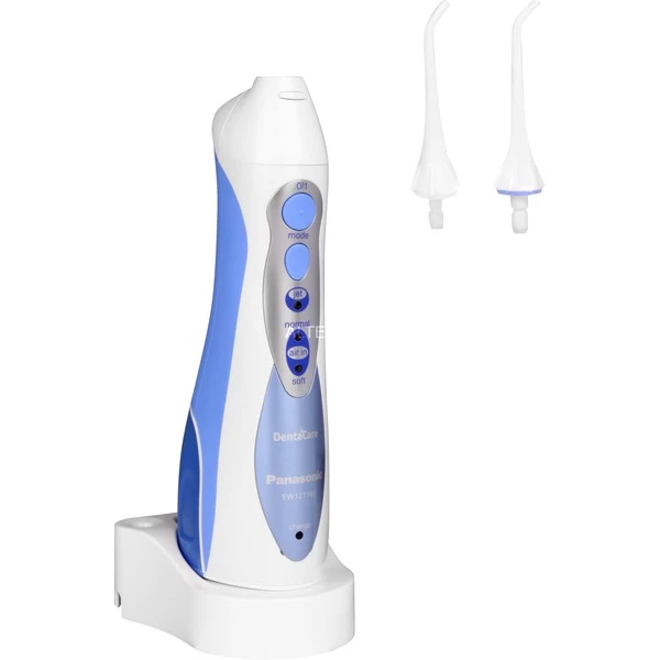Panasonic Jet Bucco-Dentaire Dentacare Handy, Soins Buccaux (Blanc/Bleu, EW1211W845)