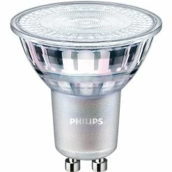 Philips 30813800 Ampoule LED 4,8 W GU10, Lampe à LED (4,8 W, 50 W, GU10, 355 Lm, 25000 H, Blanc Chaud)