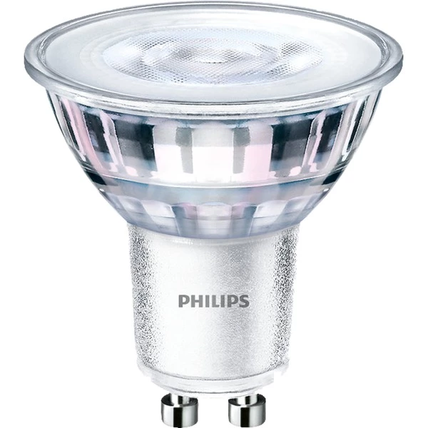 Philips CorePro LEDspot Ampoule LED 4,6 W GU10, Lampe à LED (4,6 W, 50 W, GU10, 355 Lm, 15000 H, Blanc Chaud)