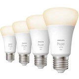 Philips Hue A60 - Ampoule Connectée E27 - 800 (pack De 4), Lampe à LED (Philips Hue White A60 - Ampoule Connectée E27 - 800 (pack De 4), Ampoule Intelligente, Blanc, Bluetooth/Zigbee, LED, E27, Blanc Chaud) – Image 5