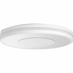 Philips Hue Plafonnier Being, Lumière LED (Blanc, Philips Hue White Ambiance Plafonnier Being, Éclairage De Plafond Intelligent, Blanc, Bluetooth, LED, Ampoule(s) Non Remplaçable(s), Blanc)