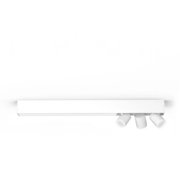 Philips Hue Plafonnier Centris 3 Spots, Lumière LED (Blanc, Philips Hue White And Color Ambiance Plafonnier Centris 3 Spots, Spot D'éclairage Intelligent, Blanc, Bluetooth/Zigbee, LED, Ampoule(s) Non Remplaçable(s), GU10) – Image 2