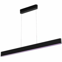 Philips Hue Suspension Ensis, Lumière LED (Noir, Philips Hue White And Color Ambiance Suspension Ensis, Eclairage Intelligent Par Suspension, Noir, Bluetooth, LED, Ampoule(s) Non Remplaçable(s), Blanc)
