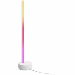 Philips Lampe à Poser Gradient Signe, Lumière LED (Blanc, Philips Hue White And Color Ambiance Lampe à Poser Gradient Signe, Lampe De Table Intelligente, Blanc, Bluetooth, LED, Ampoule(s) Non Remplaçable(s), 2700 K)